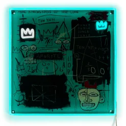 Yellowpop Jean-Michel Basquiat Equals Pi Neon Sign