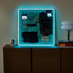 Yellowpop Jean-Michel Basquiat Equals Pi Neon Sign