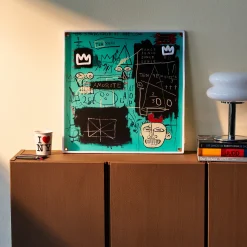 Yellowpop Jean-Michel Basquiat Equals Pi Neon Sign