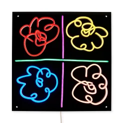 Yellowpop Mickalene Thomas Flowers Neon Sign