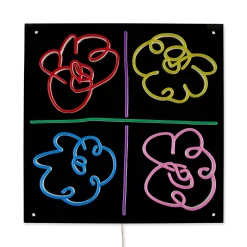 Yellowpop Mickalene Thomas Flowers Neon Sign