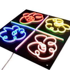 Yellowpop Mickalene Thomas Flowers Neon Sign