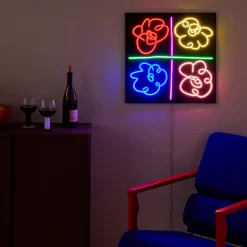 Yellowpop Mickalene Thomas Flowers Neon Sign