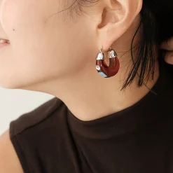 YLYL Pope Hoop Earrings