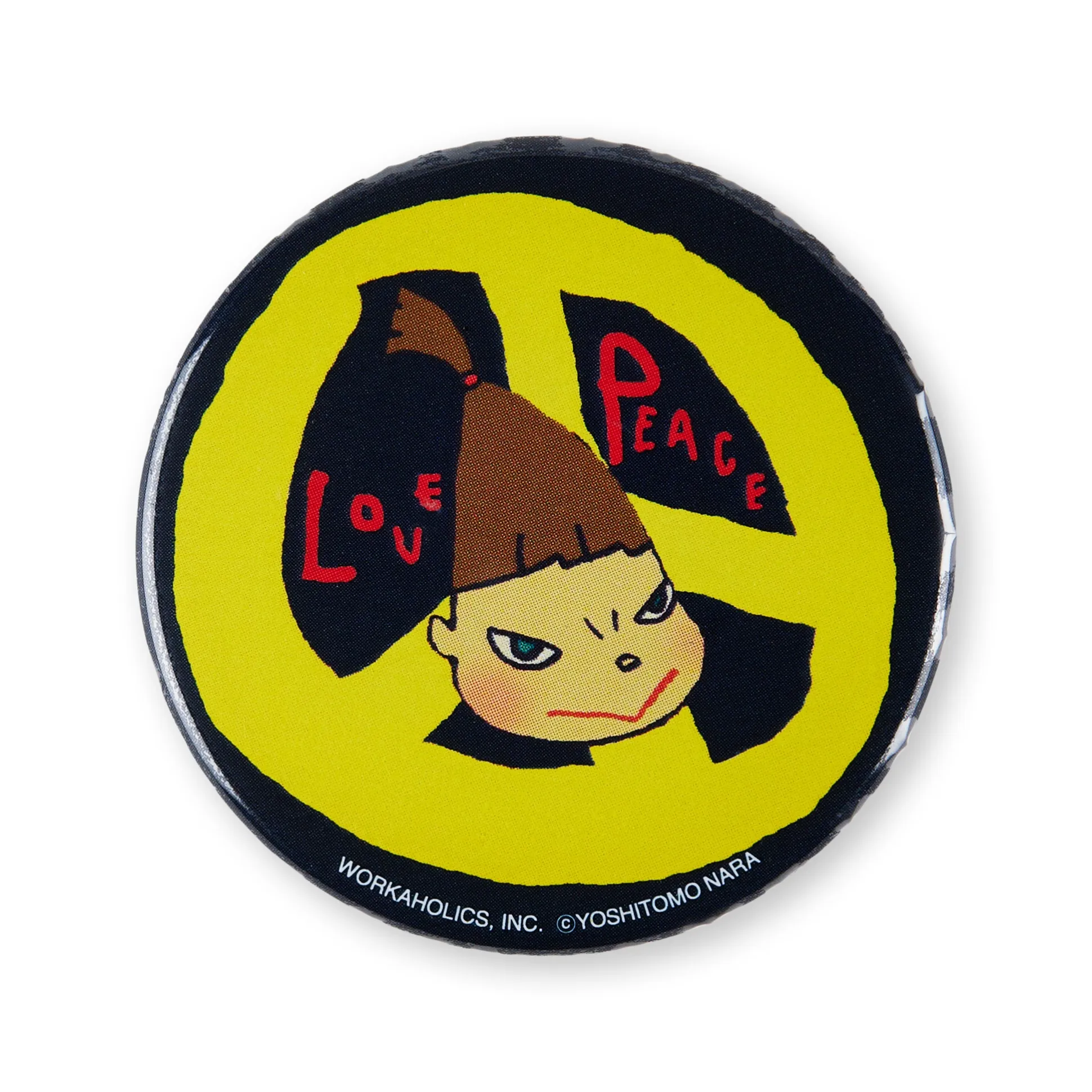 Yoshitomo Nara Metal Button Badge